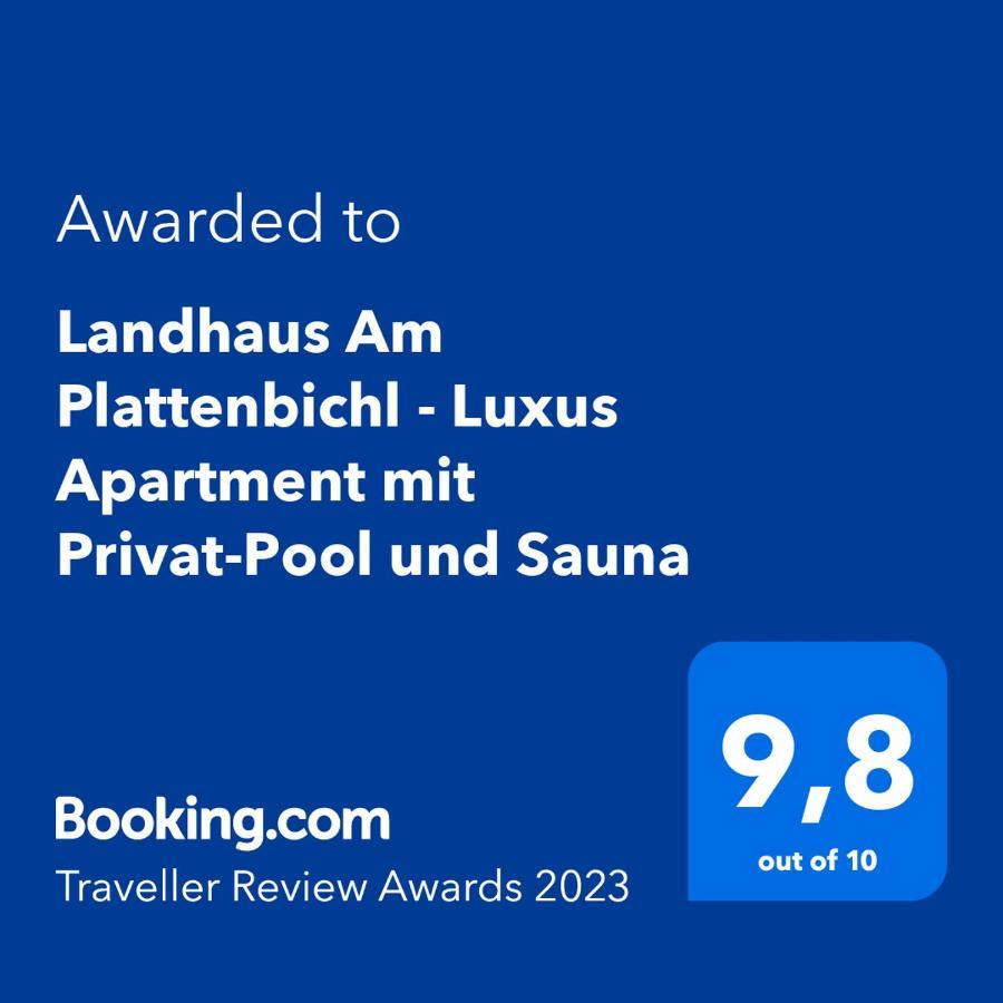 Landhaus Am Plattenbichl - Luxus Apartment Mit Privat-Pool Und Sauna - Im Sommer Bergbahn Inklusive 奥伯斯特多夫 外观 照片